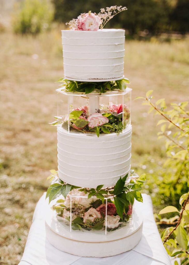 Wedding Cake at Venue in Manchester, CT